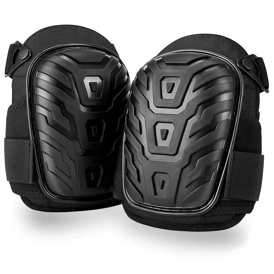 Gel Knee Pads For Work & Gardening – Heavy Duty Professional Knee Pad with EVA Foam&GEL Cushion For Construction, Concrete