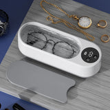 Ultrasonic Jewelry Cleaner Machine Multifunctional Glasses Cleaner Portable Cleaning Machine USB Rechargeable for Ring Necklaces
