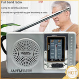 FM/AM Pocket Radio Player Telescopic Antenna Dual Band Music Player Radio Battery Powered Pocket Stereo Radio Built-in Speaker