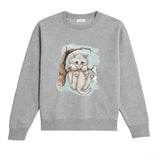 Opalite Kitten in Tree Sweatshirt 90s Nostalgia Playful Cat Crewneck Showgirl Gift Idea Clothes Unisex TS Opalite Music Pullover