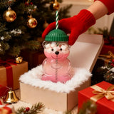 2026 New 500ML Cute Bear Cup Durable and Convenient Coffee,  and Cocktail Beverage Utensils, Cute Bear Straw Glass ，plastic Cup