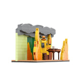 MOC This is Fine Dog Animal Dog Building Blocks Cartoon Creative Animal Bricks Animation Creative Ornament Toys Children's Gifts
