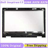 13.3" Touch Screen For Inspiron 13 5368 5378 5379 P69G  Screen Assembly with Bezel B133HAB01.0 NV133FHM-N41 A11 HD FHD