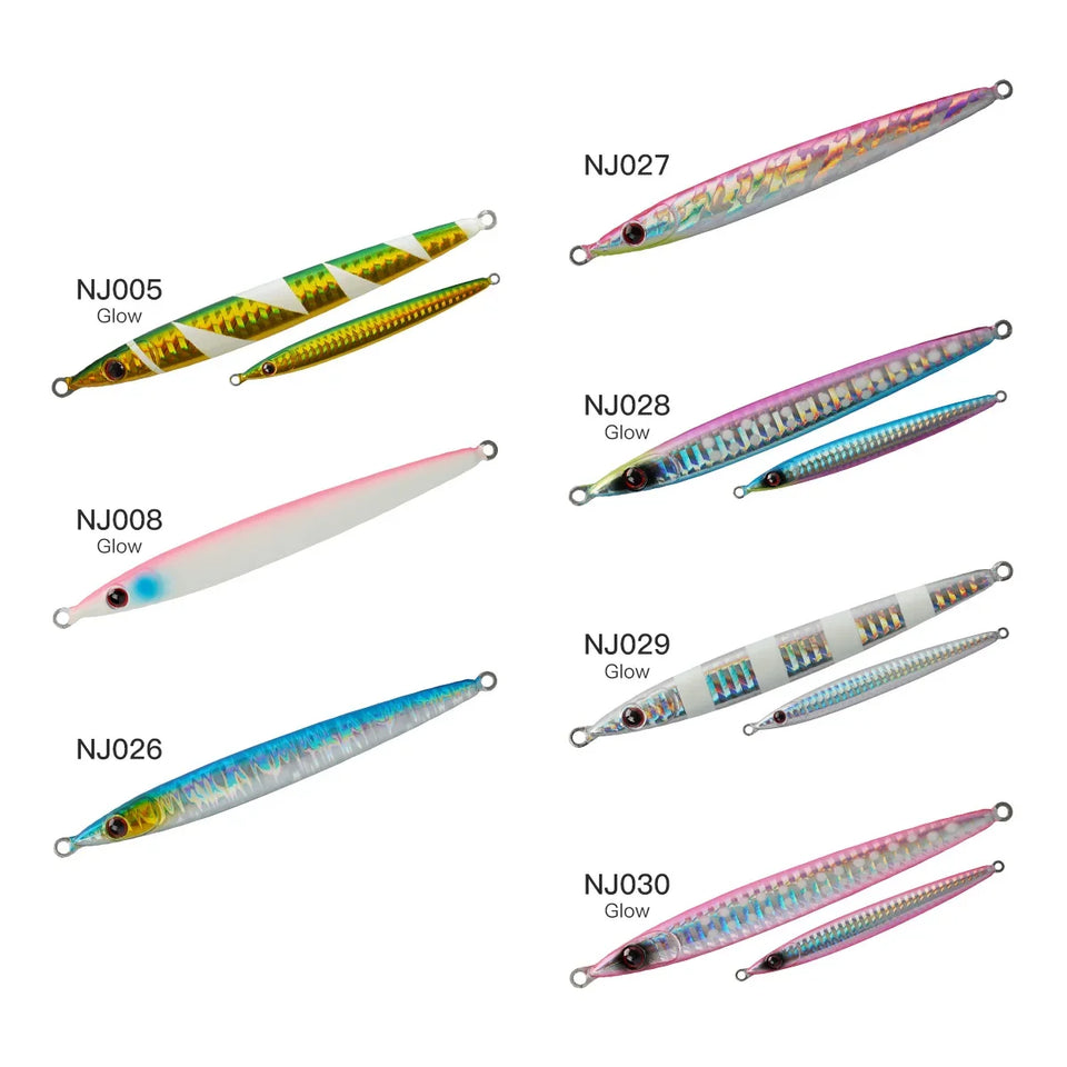 Noeby Metal Jig Fishing Lure 60g Long Casting Jigs Steel Panels Stronger Shore Jigging Long Casting Saltwater Fishing Lures