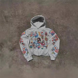 Women's Zip Up Hoodie Jacket Graphic Print Long Sleeve Sweatshirt With Pocket For Casual Streetwear, Cozy Travel, Gift For Teens