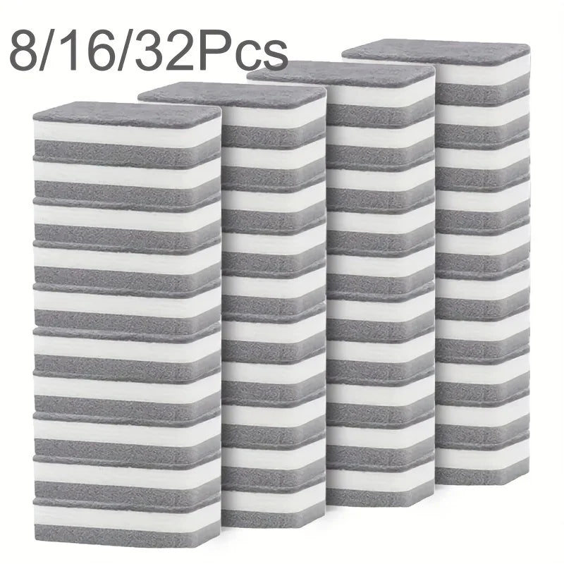 8/16/32 Double-Sided Cleaning Sponge Set - Very suitable for household cleaning、Dishwashing etc！Suitable for commercial cleaning
