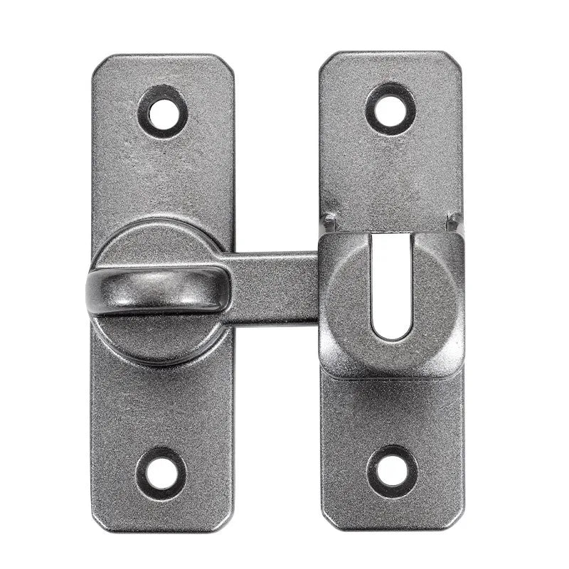 1pc Security Door Lock Handle Commercial Residential Grade Anti-Pick Lock with Adjustable 90°/180° Slide Indoor Outdoor Use
