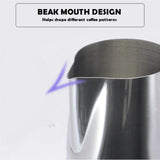 350/600ml Stainless Steel Coffee Latte Cup With Temperature Display Milk Foam Pitcher Espresso Pot Milk Sparkling Cream Cup
