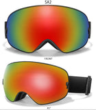 Winter Outdoor SKI Goggles Men And Women Teen, Free Optical Frame and Bag, UV400 Anti-Fog Snowboard Eyewear, Charistmas Gifts