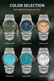 Specht&Sohne New Arrivals Blue Automatic Mechanical Watches For Men 38MM Stainless Steel Waterproof Classic Elegant Watch 50M