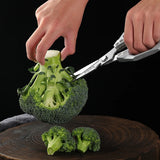 Stainless Steel Kitchen Shears for Meat Fish and Poultry Commercial Kitchen Equipment Lightweight yet Durable Construction