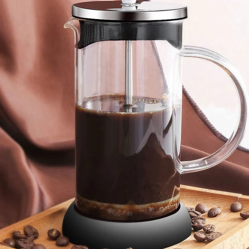 Coffee French Press Pot With Filter high borosilicate glass Hand Punch Coffee Pot Multifunctional Brewings Tea Milk Pot Tools