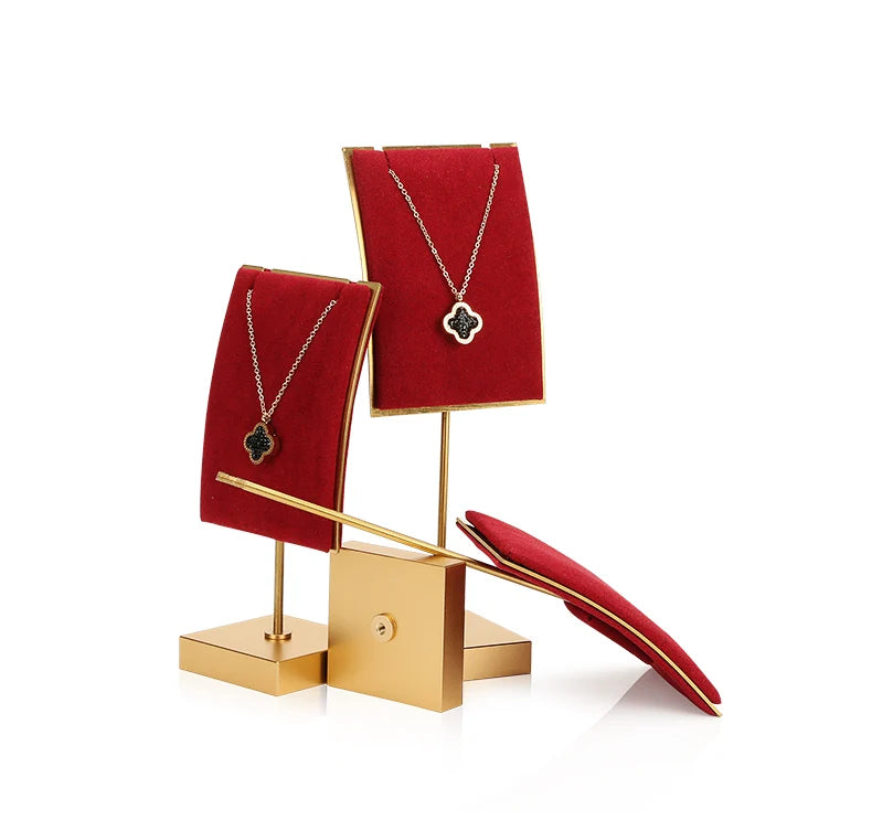 Cool Jewelry Shop Window Show Props Necklace Display Shelf Pendant Show Stand Women Jewelry Organizer