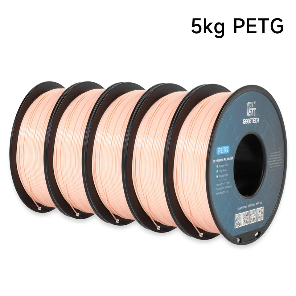 Geeetech 5kg PETG 1.75mm Filament 3d print wire Vacuum Packaging Local Warehouses Colorful Plastic for most FDM 3D printer