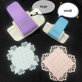 Effort-saving Embossing Device Hollow Lace Edge Pressing Device Punching Device Diy Kindergarten Handmade Greeting Card