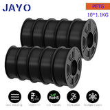JAYO pla plus petg High speed matte PETG APLA 10Rolls  filament 175mm no bubbles smooth multiple colors optional for 3D printing