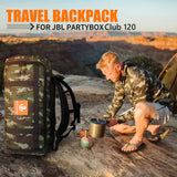Portable Speaker Carry Tote Bag Backpack Waterproof Carrying Case Drop-Proof Adjustable Shoulder Strap for JBL Partybox Club 120