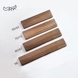 CHOSFOX Wooden Keyboard Wrist Rest Walnut Mouse Pad Solid Mouse Pad Wrist Support Anti-Slip Base Mechanical Keyboard Wrist Rest