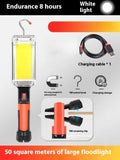 COB Floodlight Rechargeable Lamp Led Work Light Use 2*18650 Battery Led Portable Magnetic Light Hook Clip Waterproof