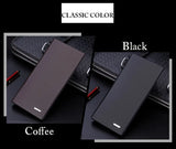 Men's PU Leather Long Clutch, Thin Business Card Holder, Men's Wallet, Brown, Black, Coffee, Pocket Coin Purse, Fashion 2024