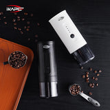 IKAPE Portable Coffee Machine Fit Capsules Ground Coffee Handheld Coffee Maker Manually For Camping Hiking No Heating Function