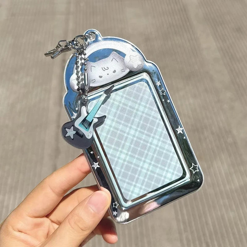Idol Photocard Holder Photo Album pc holder kpop Protector Sleeves Keychain for Bag Poka Supplies Photo Decoration Cardholder