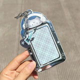 Idol Photocard Holder Photo Album pc holder kpop Protector Sleeves Keychain for Bag Poka Supplies Photo Decoration Cardholder