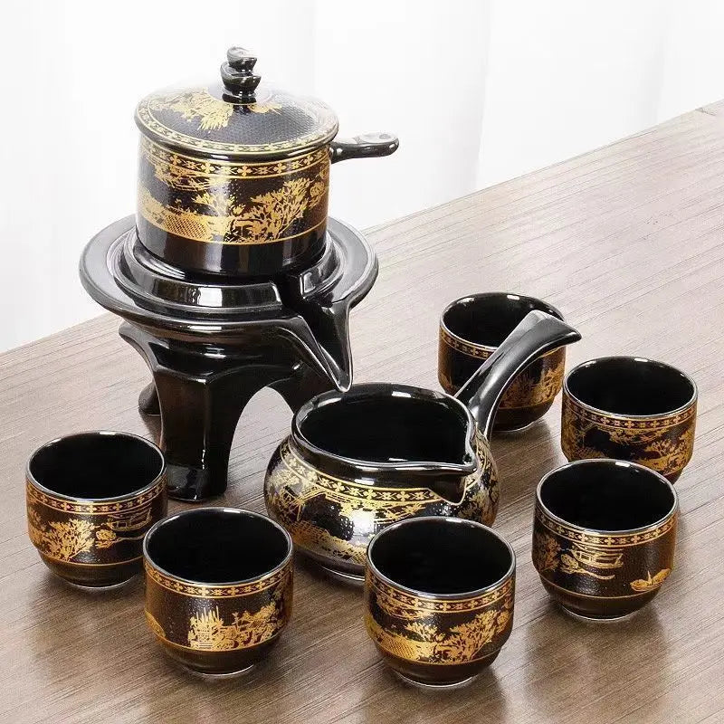 Handmade Coffee Tea Tray Kitchen Sugar Organizer Ceramic Narrow Tea Tray Cup Snack Handles Plateau Cuisine Home Accessories
