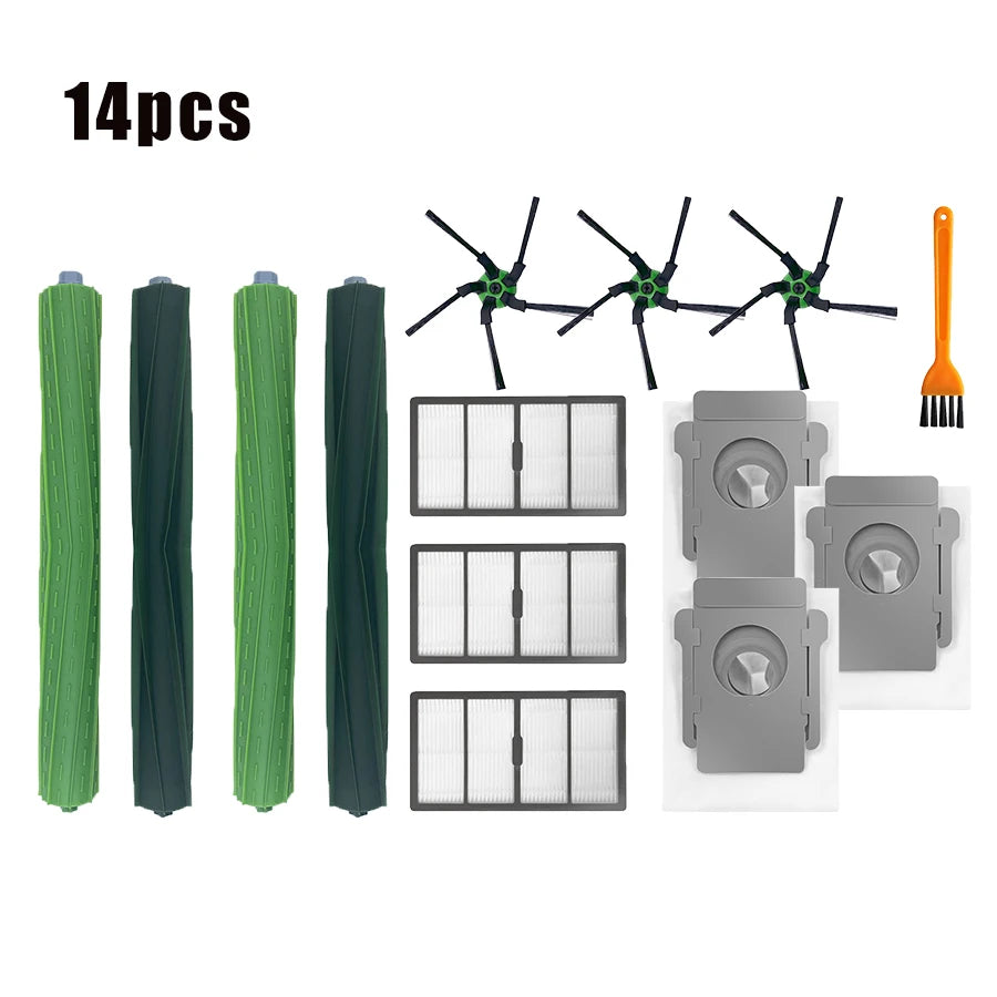 Rubber Roller Brush Kit For iRobot Roomba S9 (9150) S9+ S9 Plus (9550) Robot Vacuum Cleaner Replacement Spare  Accessories