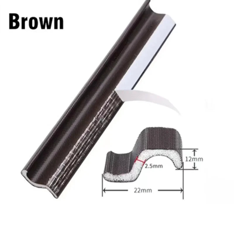 6M Self Adhesive Casement Window Door Sealing Strips Wearable Seal Foam Tape Acoustic Waterproof Dustproof Weather Stripping