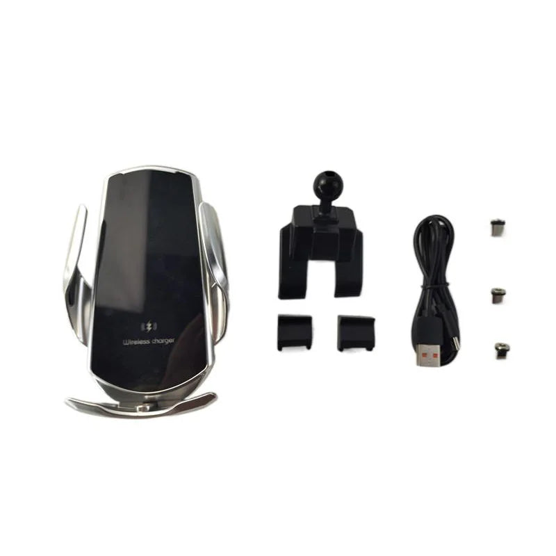 15W Fast Charging Wireless Charger Car Mount Phone Holder Automatic Clamping For 2015-2018 Mercedes-Benz C Class W205 GLC X253
