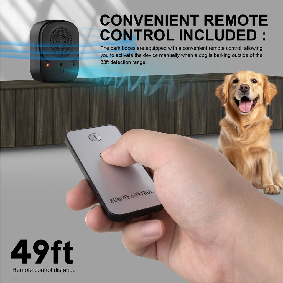 Ultrasonic Barking Stop Device Dog Driving Device Remote Control Noise Prevention Training Device Automatic Dog Barking Stopper