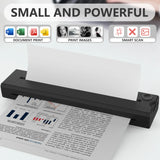 Portable A4 Thermal Printer Mini Tattoo Stencil Transfer Printer Multifunctional Tattoo Document Printer Wireless Bluetooth