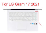 For 2020 2021 17" LG Gram 17Z90N 17Z90P & LG Gram 17 2021 17Z95N Laptop  Silicone Laptop Keyboard Cover Skin Protector