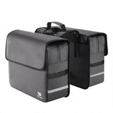 WEST BIKING Bicycle Bag 36L Multifunctional Saddle Bag Waterproof MTB Bike Rack Bag Travel 2 In 1 Big Capacity Bicycle Rear Bag