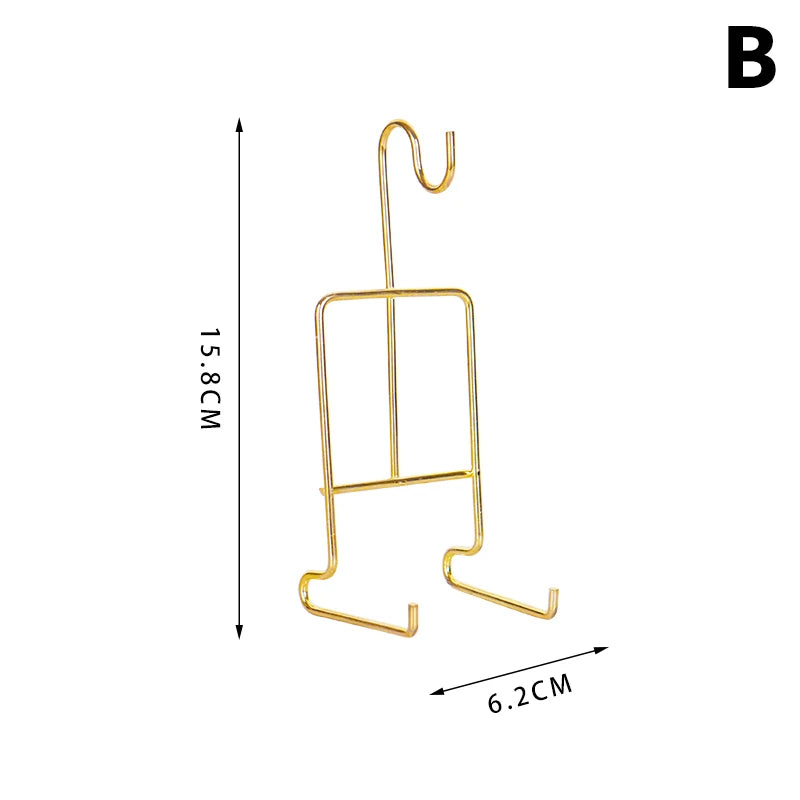 Storage Rack Luxury Tea Cup And Saucer Display Rack Metal Coffee Tea Cup Sets Coffee Storage Box Simple Suitable For Tray Tea