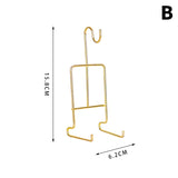 Storage Rack Luxury Tea Cup And Saucer Display Rack Metal Coffee Tea Cup Sets Coffee Storage Box Simple Suitable For Tray Tea