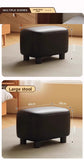 Shoe Cabinets Shoe Stool Upholstered Shoe Bench Storage Ottoman Seat Entryway Hallway Living Room Soft Padded Faux Leather
