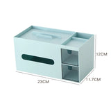 Tissue Box Napkin Holder Remote Control Storage Desk Organizer Office Multifunctional Sundries Stationery Ontainer Storage Home