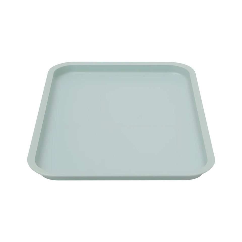 24Pcs Stackable Restaurant Trays Non-Slip Surface Commercial PP Food Serving Tray Set for Fast Food Hotel School Cafeteria
