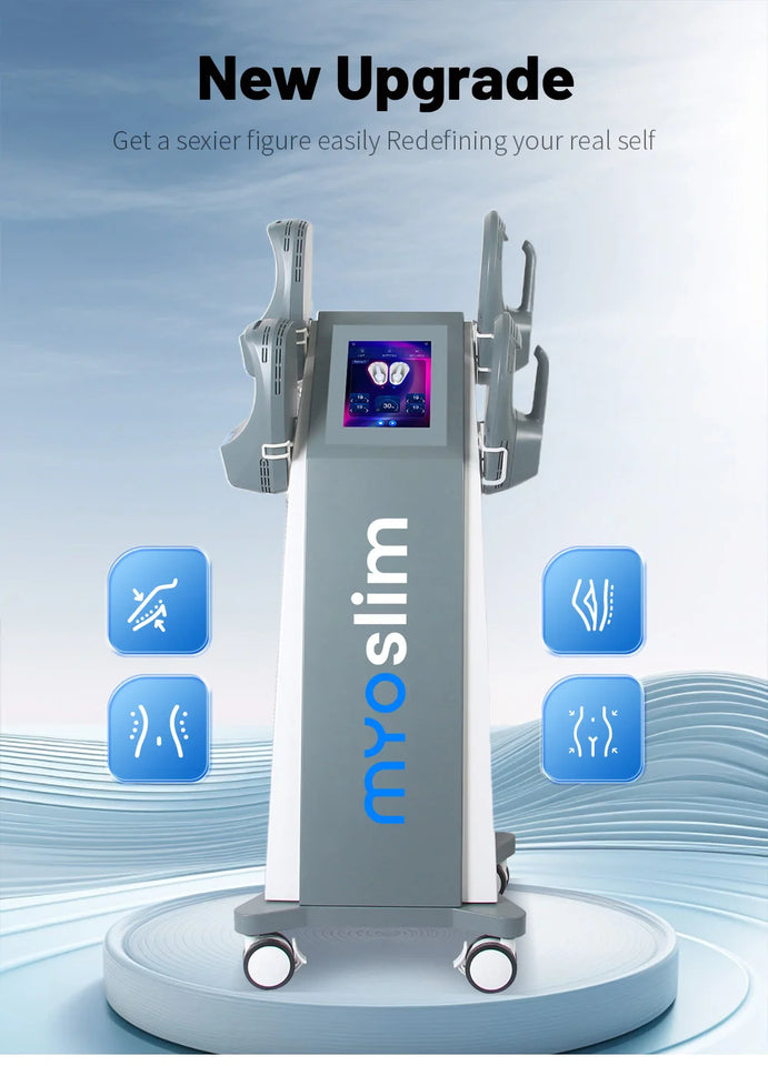 Professional Myoslim RF Machine EMS Body Sculpting Machine EMS Fat Burning EMS Slimming Muscle Stimulator