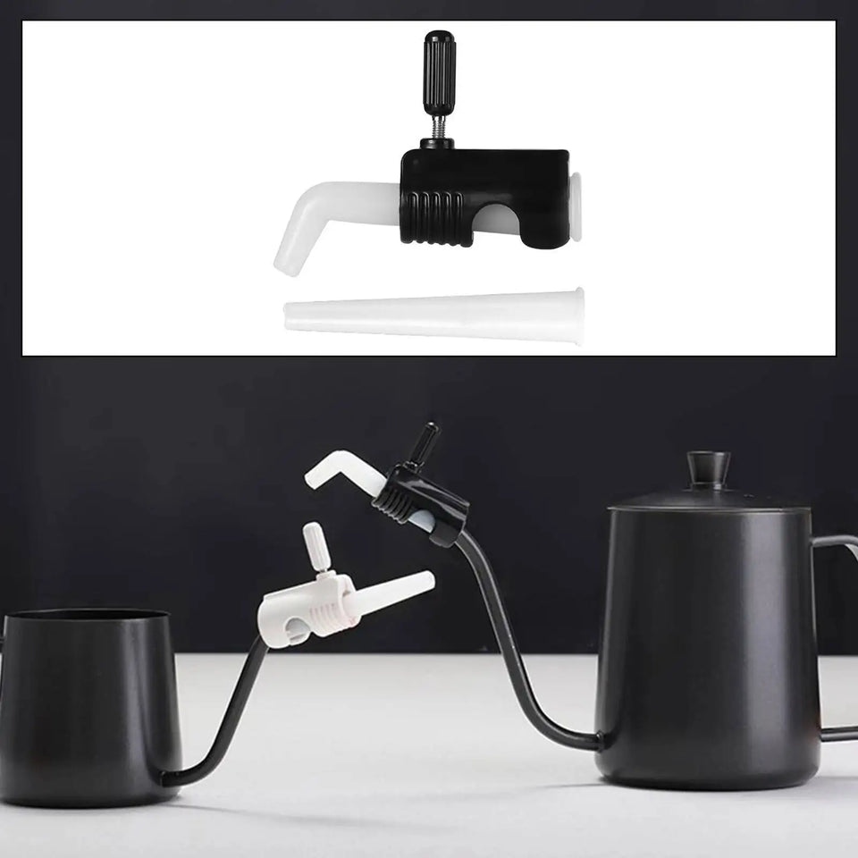 Coffeeware Coffee Makers Pour Over Coffee Kettle Gooseneck Drip Kettle Flow Control Valve Accessaries for Coffee Kitchen