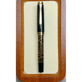 ADMOK J800 Finely Carved Piston on Ink Schmidt Nib BOCK Nib Pelican Pen Baileybird Fountion Pens Business Office Writing