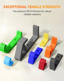 TECBEARS High Speed Matte PETG 3D Filament 1.75mm 5KG petg 600mm/s  Neatly Wound Multi Color FDM 3D Printer Materials DIY Gift
