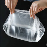 50 Pieces Disposable Food Cover Plastic Wrap Food Grade Fruit And Vegetable Plastic Bags Elastic Plastic Bags Kitchen Organizer