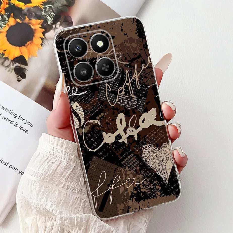 For Honor 400 Smart 5G Case LGN-NX1 Cute Cartoon Painted Cover Soft Slim Phone Case For Honor X7d HonorX7d Honor400 Smart Fundas