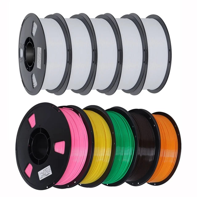 PETG Filament 1.75mm 5kg 10kg 3D Printer Filament Standard 1kg/roll Plastic Spool PETG 5 10 Roll Mix Color Print Local Shipping