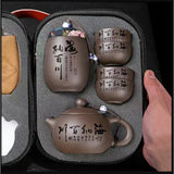 Tea set gifts, travel tea sets, convenient one pot, four cups, quick guest cups, outdoor portable tea sets, cup sets