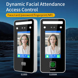 AI-Powered Biometric Fingerprint and Face Recognition 4.3in Turnstile Card Reader for Time Attendance and Access Control