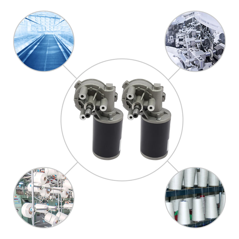Bymaocar Dc Motor, 60w 220rpm Dc Gear Motor, Electric Gear Motor  60w-24v/12v Used in Packaging, Printing, Textile,